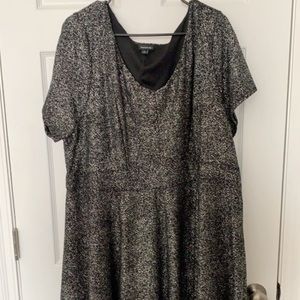 Black and silver dress